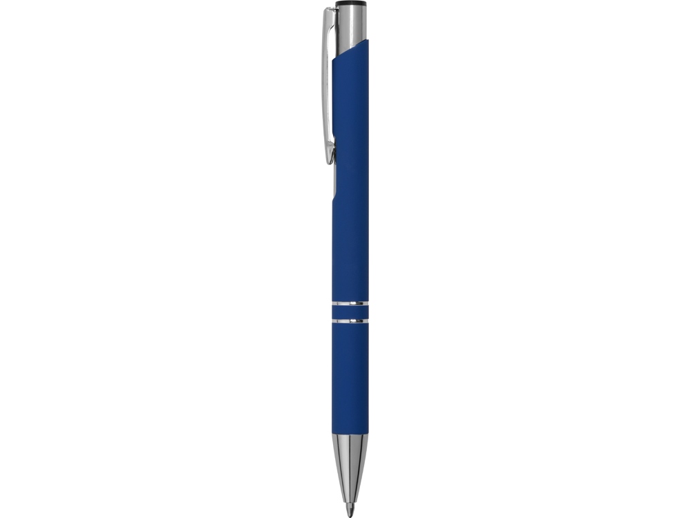 Ручка металлическая шариковая C1 софт-тач, синий-3