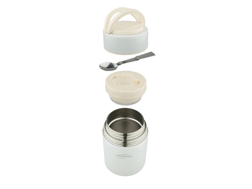 Термос из нерж. стали для еды тм ThermoCafe Arctic-500FJ, 0.5L, белый-1