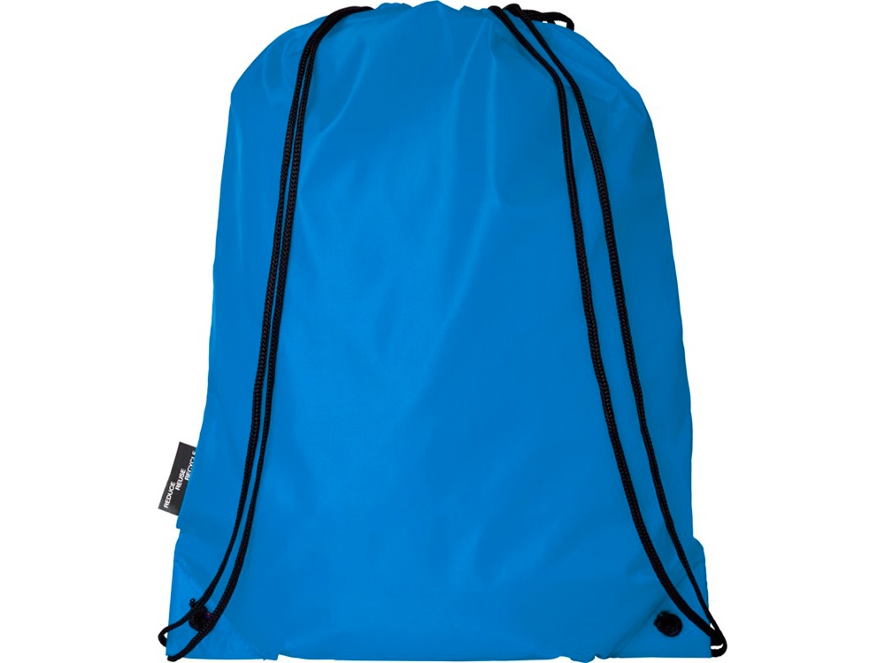 Рюкзак со шнурком Oriole из переработанного ПЭТ, process blue-2