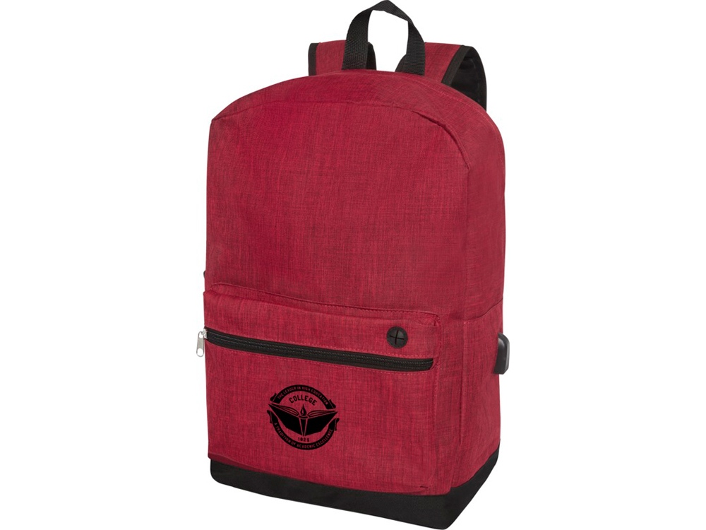 Бизнес-рюкзак для ноутбука 15,6" Hoss, heather dark red-4