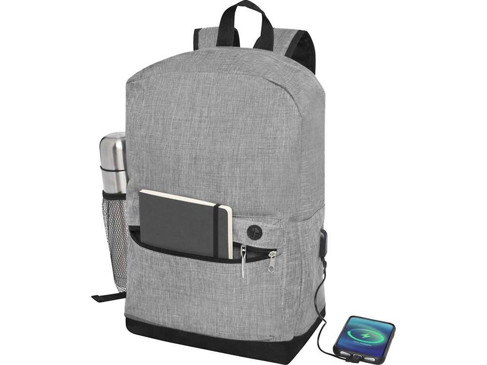 Бизнес-рюкзак для ноутбука 15,6" Hoss, heather medium grey-3