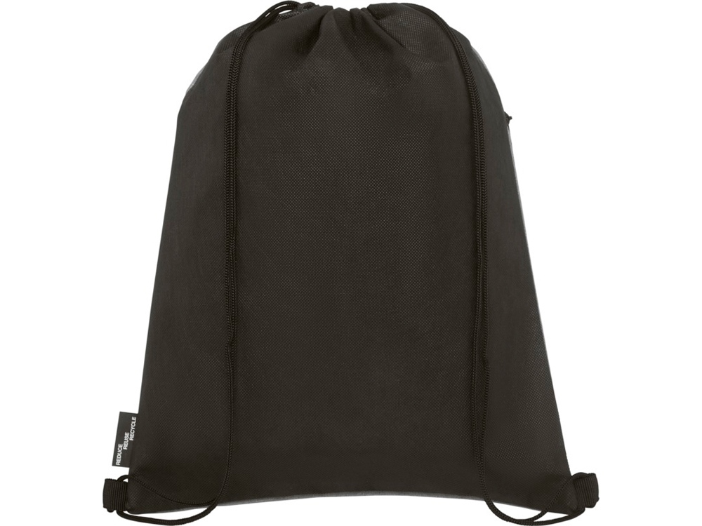 Рюкзак со шнурком Ross из переработанного ПЭТ, heather medium grey-2