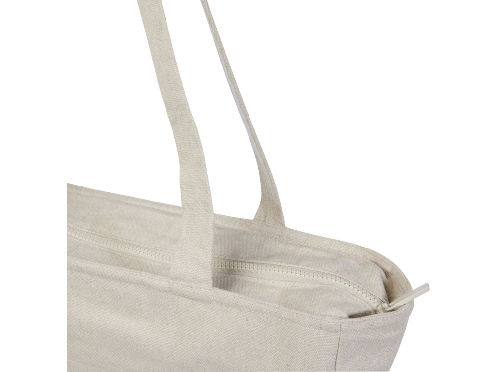 Weekender эко-сумка из переработанного материала Aware™ плотностью 500 г/м² - Бежевый-3