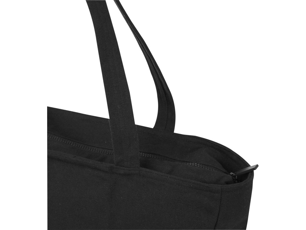 Weekender эко-сумка из переработанного материала Aware™ плотностью 500 г/м² - Черный-3
