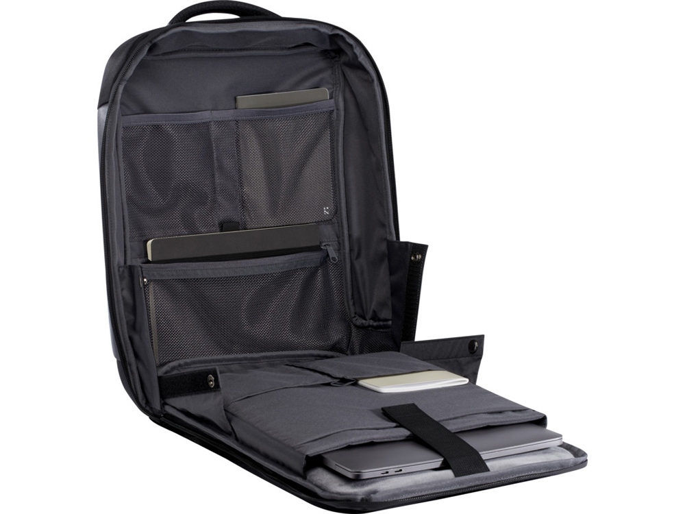 Expedition Pro компактный рюкзак для ноутбука 15,6" из переработанных материалов, 12 л - Черный-3