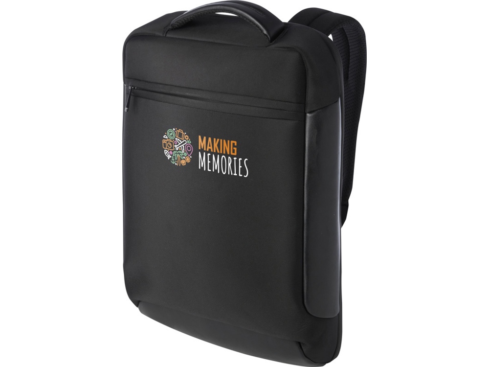 Expedition Pro компактный рюкзак для ноутбука 15,6" из переработанных материалов, 12 л - Черный-6