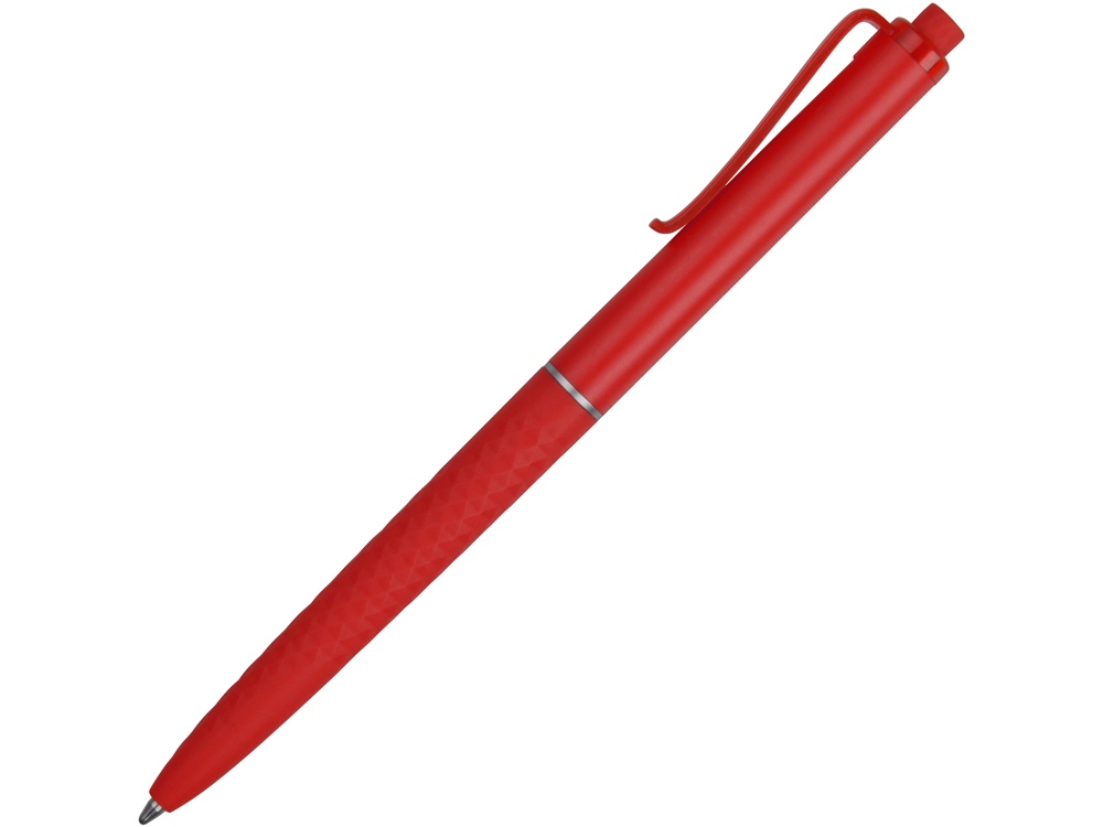 Ручка пластиковая soft-touch шариковая «Plane», красный-2