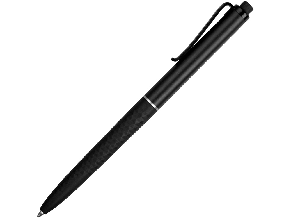 Ручка пластиковая soft-touch шариковая «Plane», черный-2