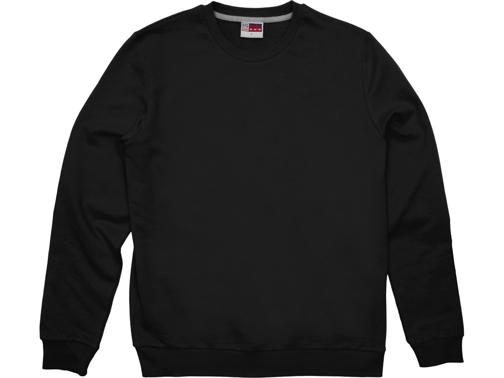 Свитшот "Motion" унисекс с начесом, черный-10