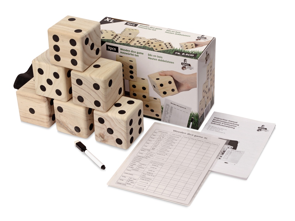 Деревянная игра в кости, XL «Dice»-2