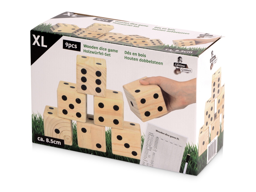 Деревянная игра в кости, XL «Dice»-5