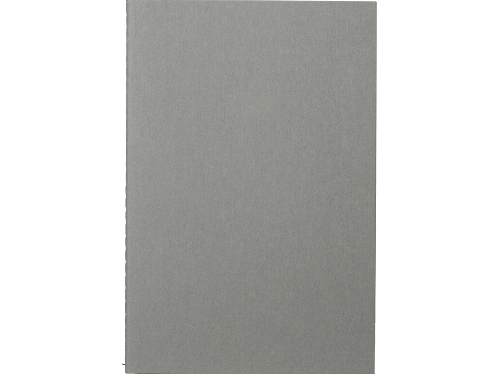 Блокнот "Monet", гибкая обложка A5 из моющегося крафта, 32 листа, серый-3