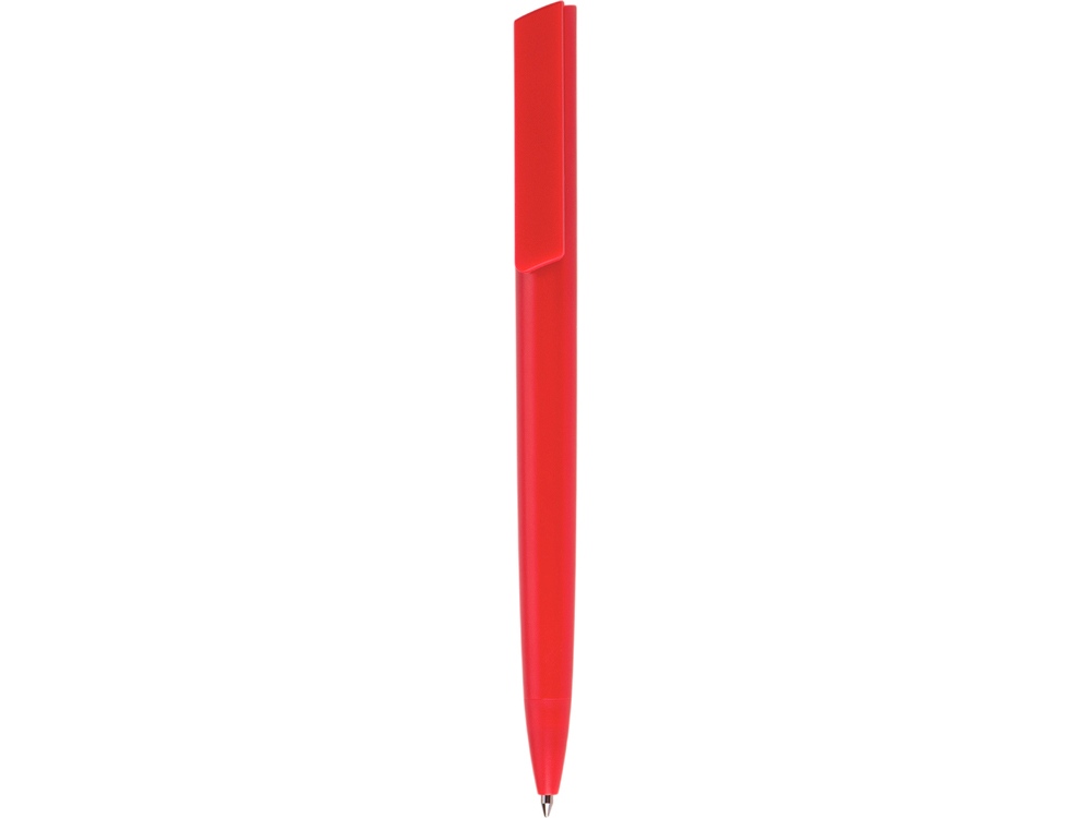 Ручка пластиковая шариковая "Taper Solid", матовый красный-1