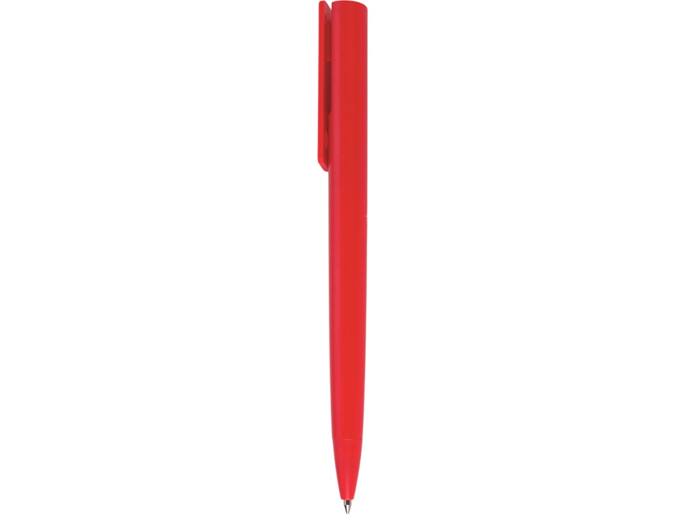 Ручка пластиковая шариковая "Taper Solid", матовый красный-2