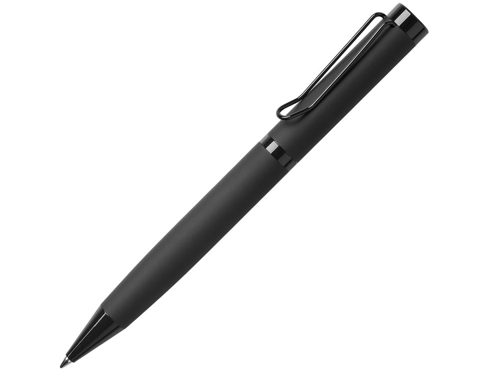 Подарочный набор из 2-х ручек "Black Lama" soft-touch, черный-3