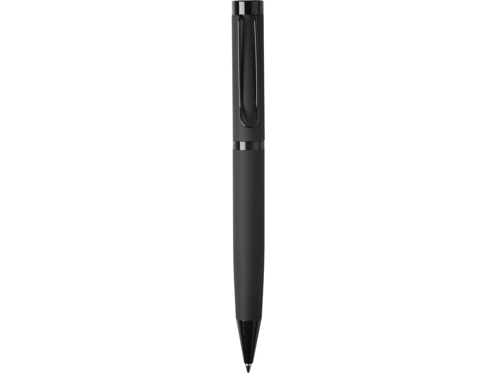 Подарочный набор из 2-х ручек "Black Lama" soft-touch, черный-4
