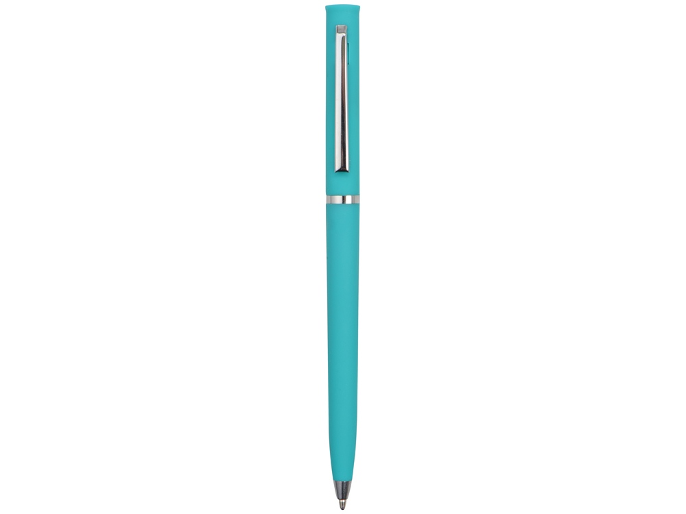 Ручка шариковая "Navi" soft-touch, голубой-1