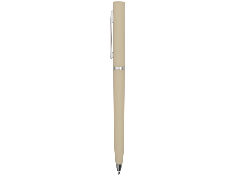 Ручка пластиковая шариковая «Navi» soft-touch, бежевый-2