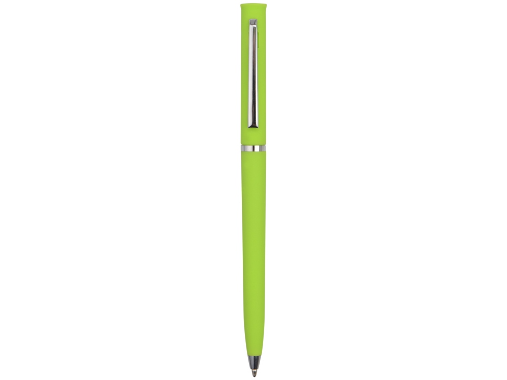 Ручка шариковая "Navi" soft-touch, зеленое яблоко-1