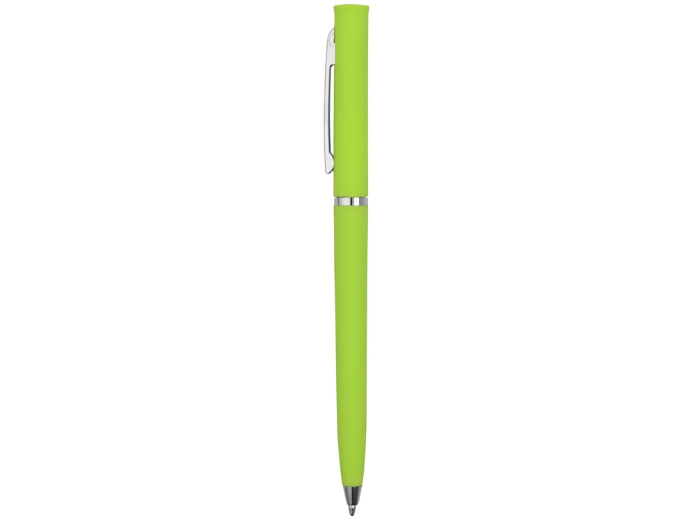 Ручка шариковая "Navi" soft-touch, зеленое яблоко-2