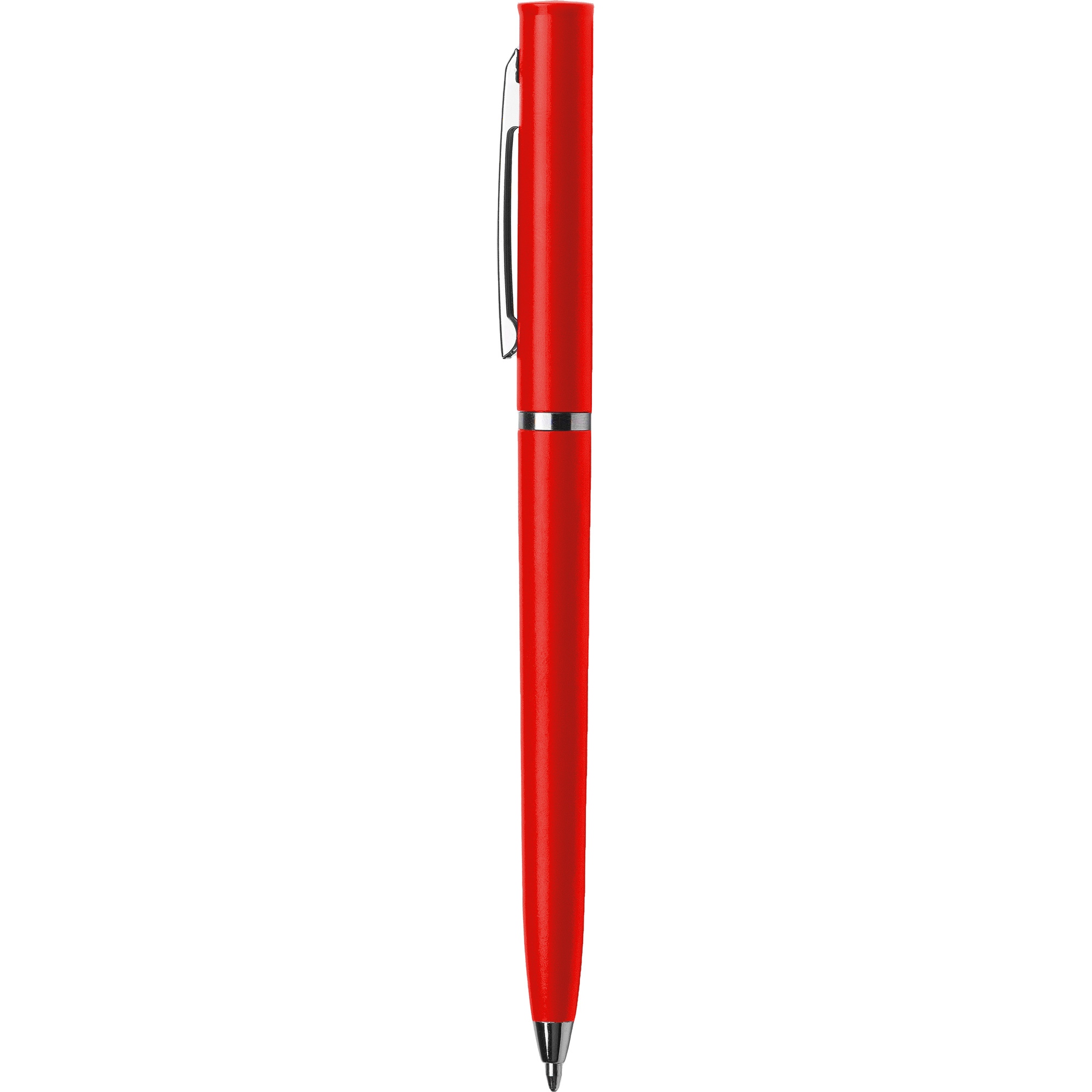 Пластиковая шариковая ручка "Navi Simple", красный-3