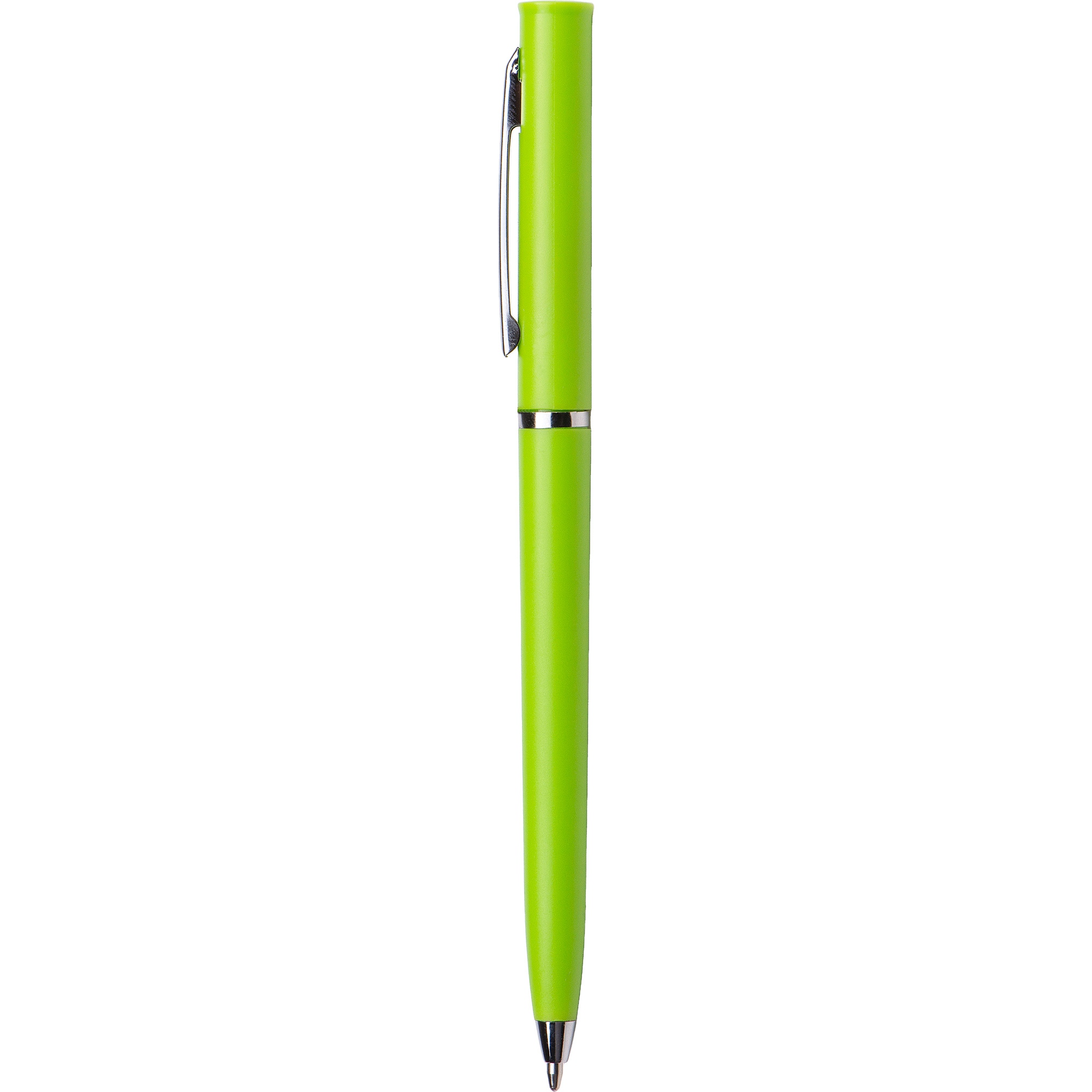 Пластиковая шариковая ручка "Navi Simple", зеленое яблоко-3