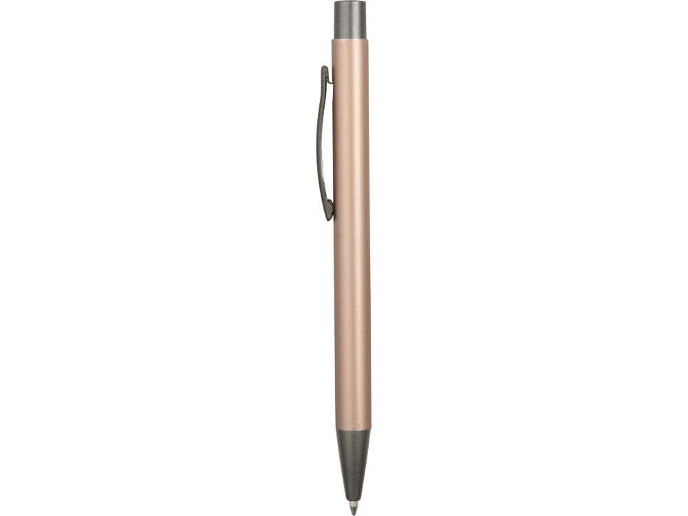 Ручка металлическая soft touch шариковая «Tender», розовое золото/серый-2