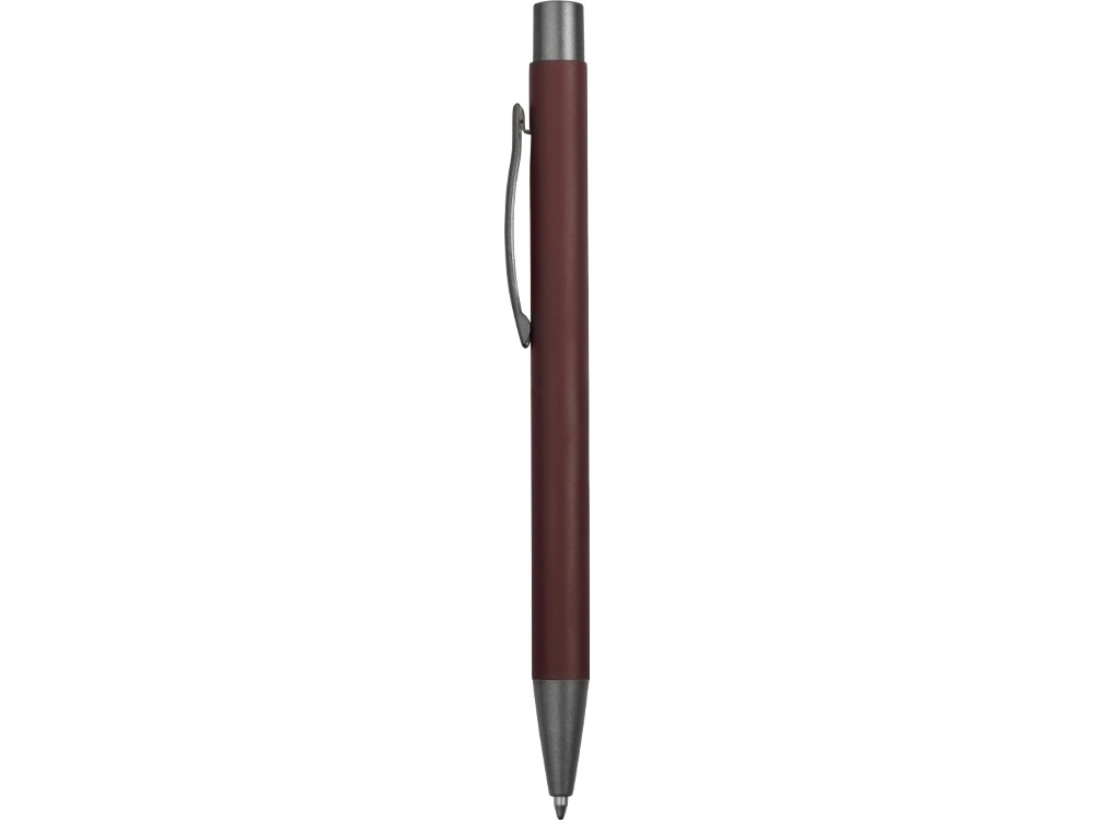 Ручка металлическая soft-touch шариковая «Tender», бургунди-2