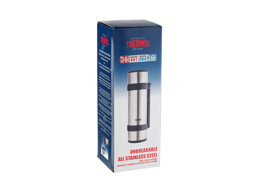 Термос со стальной колбой тм THERMOS NCB-12B Rocket Bottle 1,2L-6