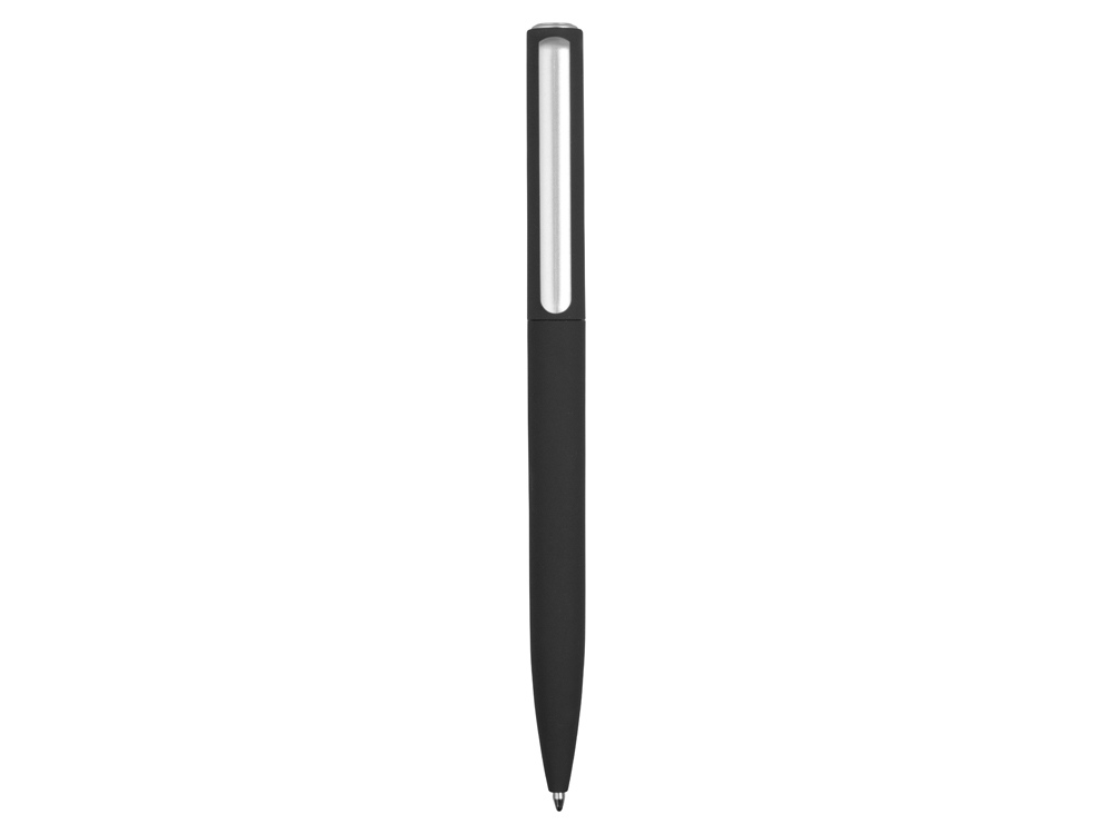 Ручка шариковая пластиковая "Bon" с покрытием soft touch, черный-1