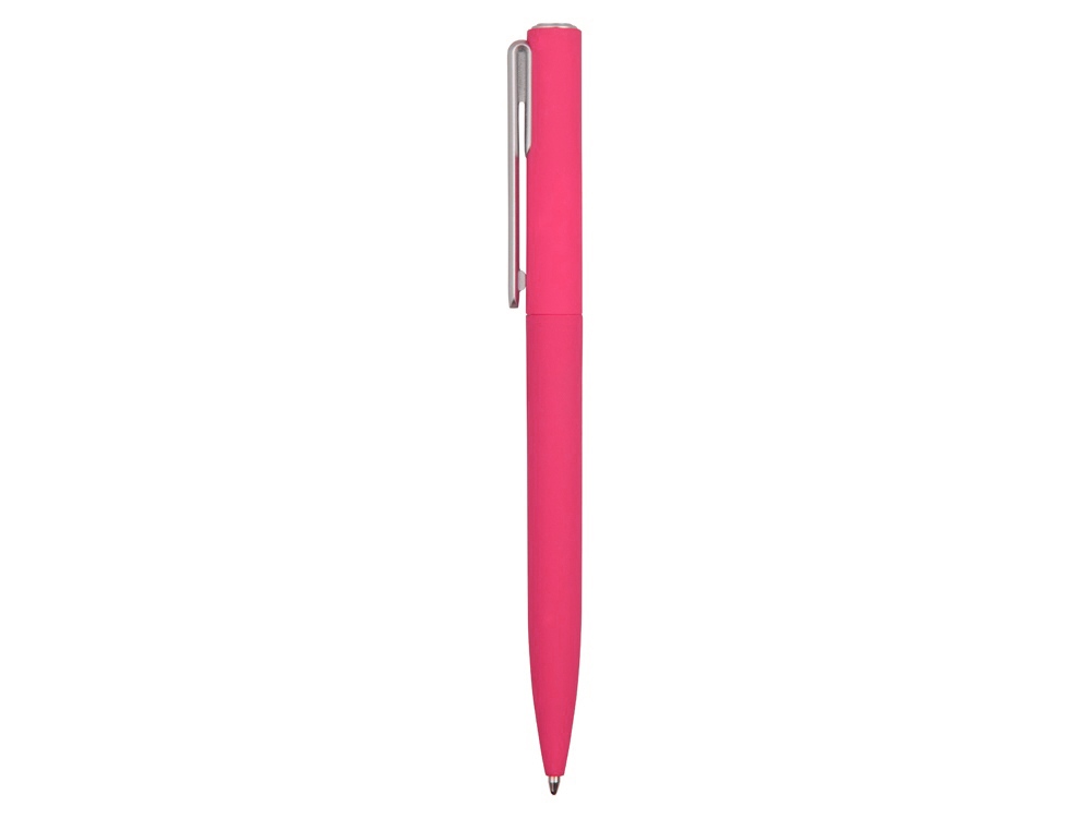 Ручка шариковая пластиковая "Bon" с покрытием soft touch, розовый-2