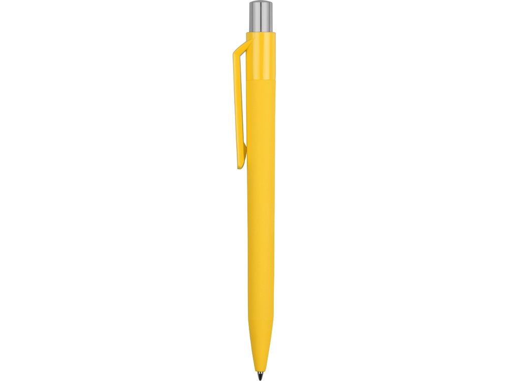 Ручка шариковая UMA «ON TOP SI GUM» soft-touch, желтый-2