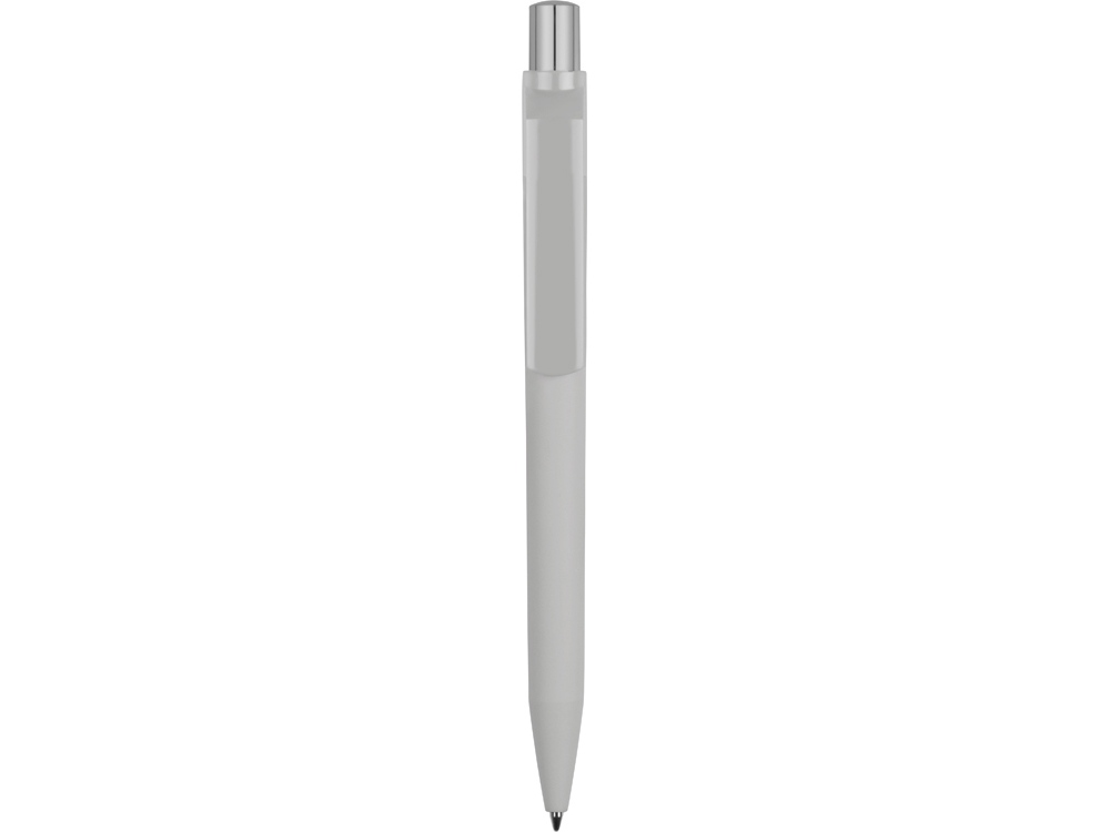 Ручка шариковая UMA «ON TOP SI GUM» soft-touch, серый-1