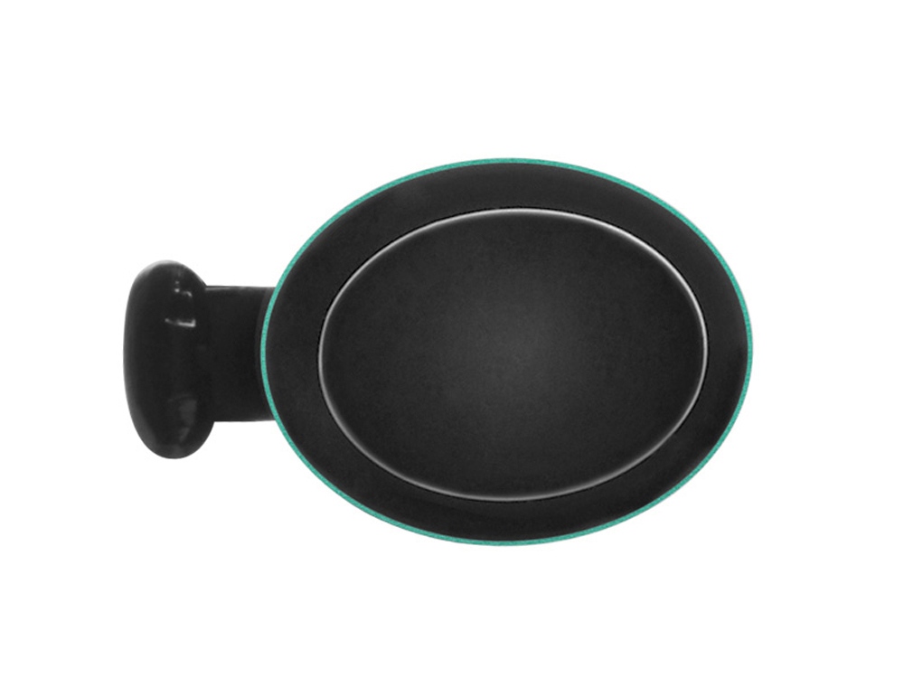 Металлическая шариковая ручка soft touch "Ellipse gum", бирюзовый-1