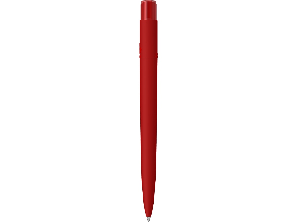 Шариковая ручка "RECYCLED PET PEN PRO K transparent GUM" soft-touch, красный-3