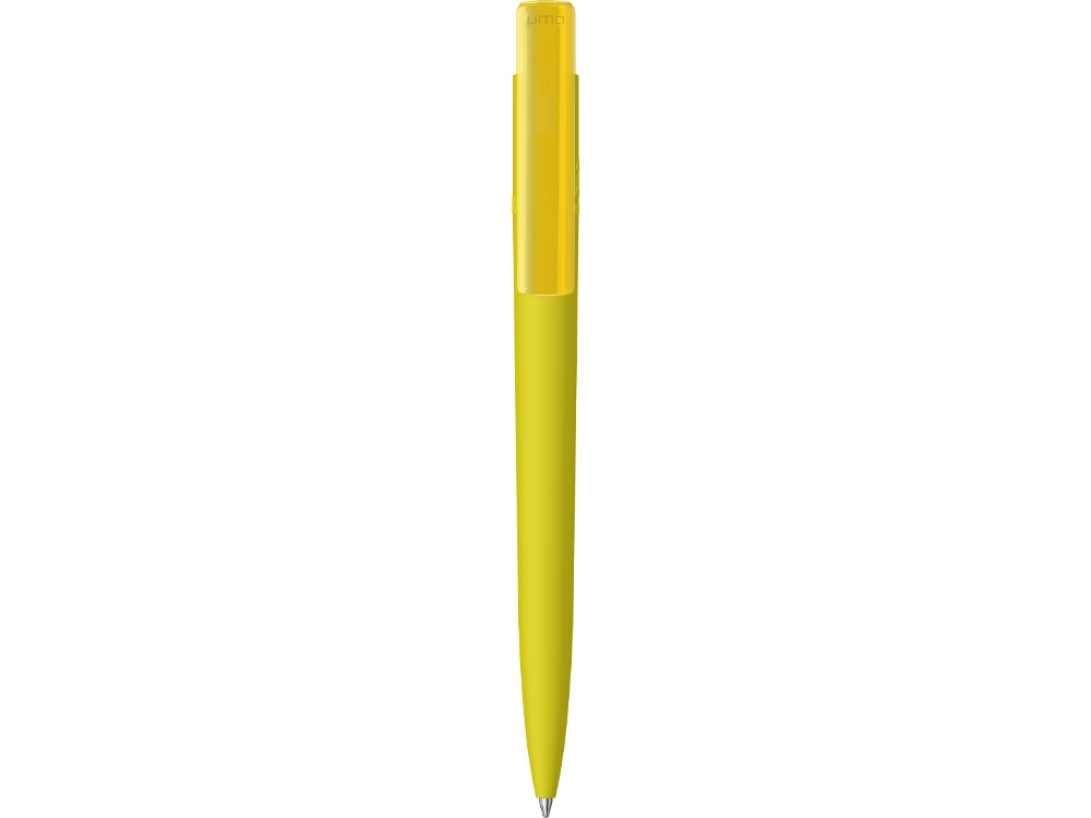 Шариковая ручка "RECYCLED PET PEN PRO K transparent GUM" soft-touch, желтый-1