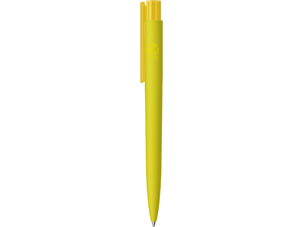 Шариковая ручка "RECYCLED PET PEN PRO K transparent GUM" soft-touch, желтый-2