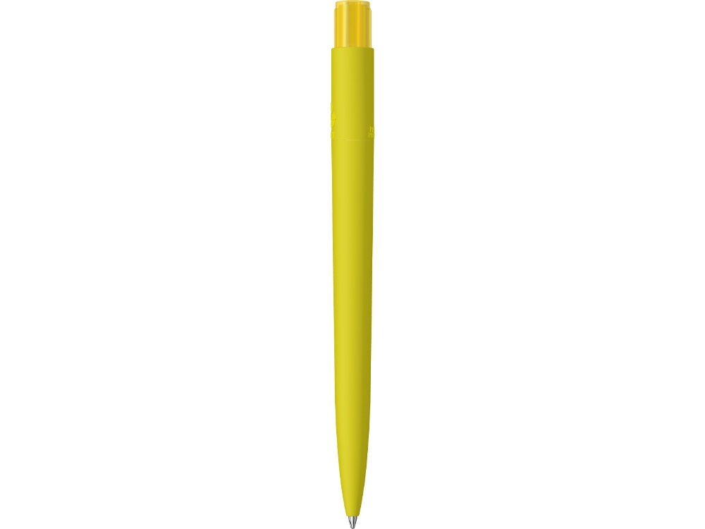 Шариковая ручка "RECYCLED PET PEN PRO K transparent GUM" soft-touch, желтый-3