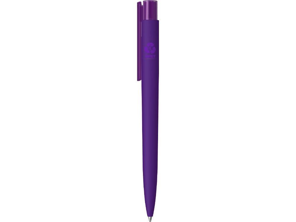 Шариковая ручка "RECYCLED PET PEN PRO K transparent GUM" soft-touch, фиолетовый-2