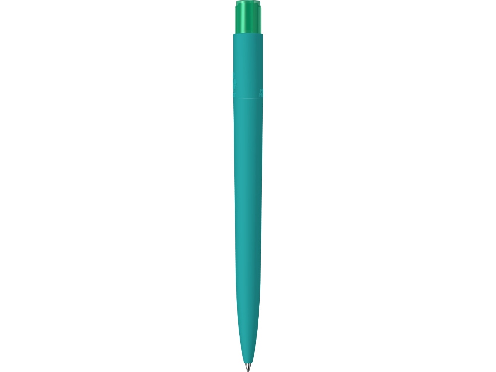 Шариковая ручка "RECYCLED PET PEN PRO K transparent GUM" soft-touch, бирюзовый-1