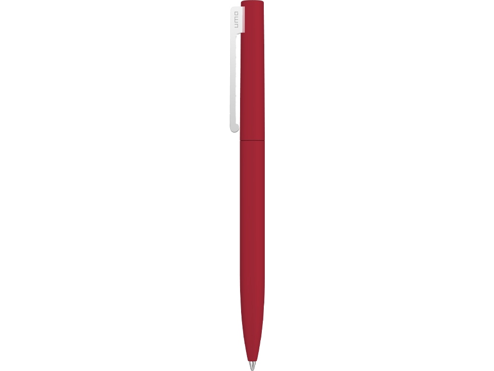 Шариковая ручка  "Bright F Gum" soft-touch, красный-2