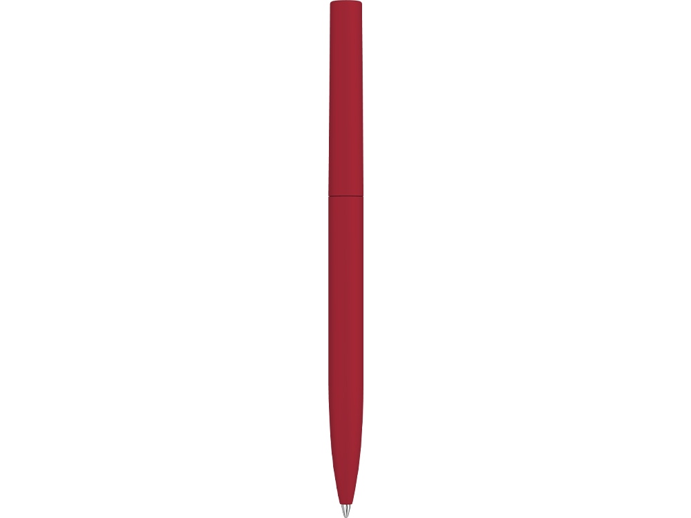 Шариковая ручка  "Bright F Gum" soft-touch, красный-3