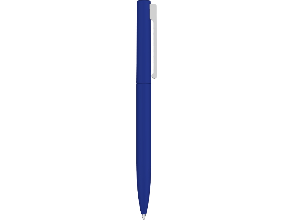 Шариковая ручка  "Bright F Gum" soft-touch, синий-3