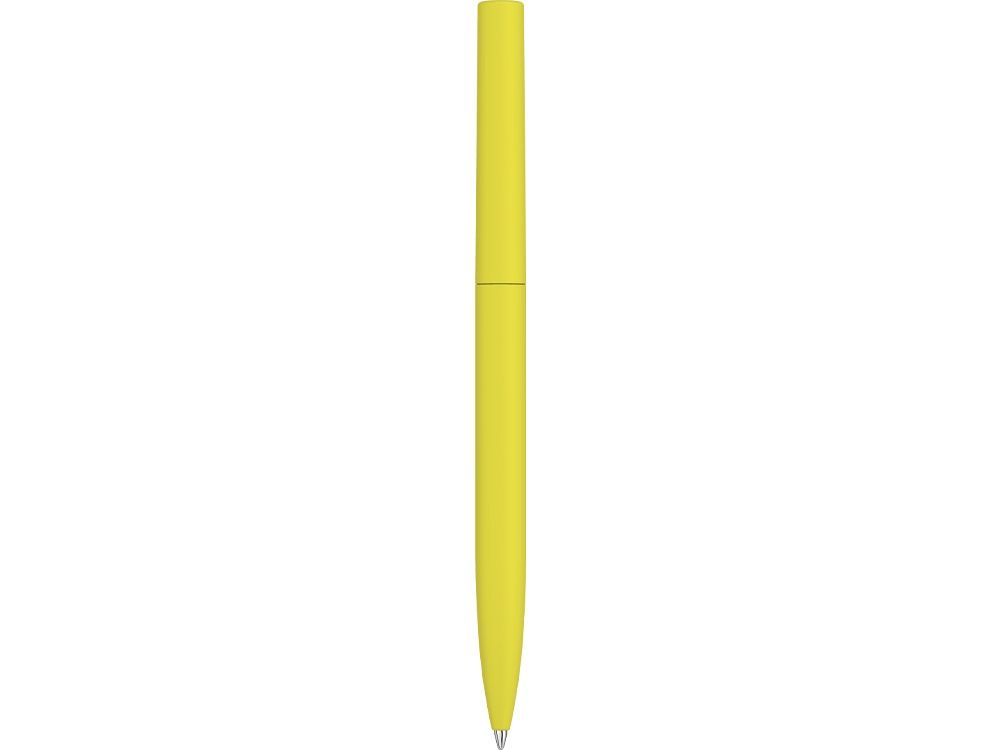 Шариковая ручка  "Bright F Gum" soft-touch, желтый-2