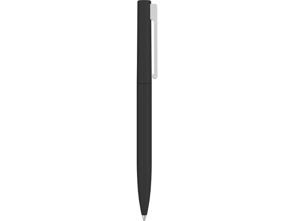 Шариковая ручка  "Bright F Gum" soft-touch, черный-1