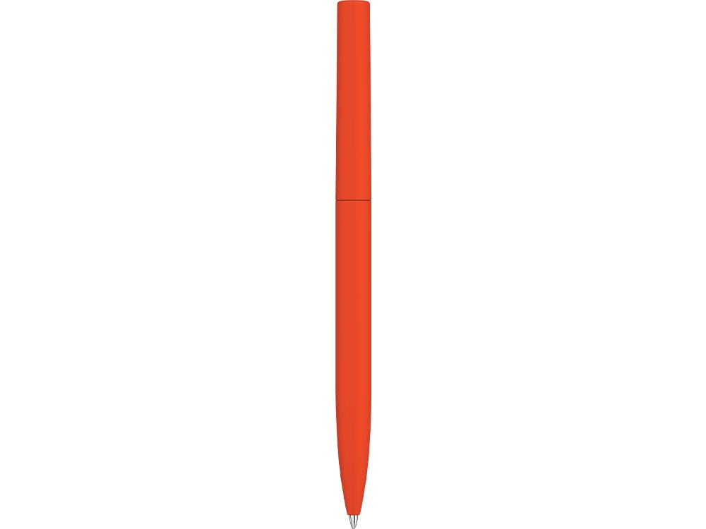 Шариковая ручка  "Bright F Gum" soft-touch, оранжевый-2