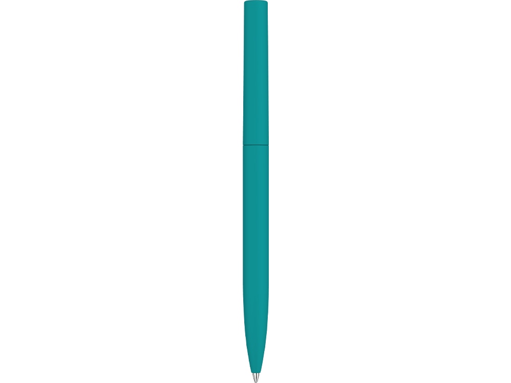 Шариковая ручка  "Bright F Gum" soft-touch, бирюзовый-3