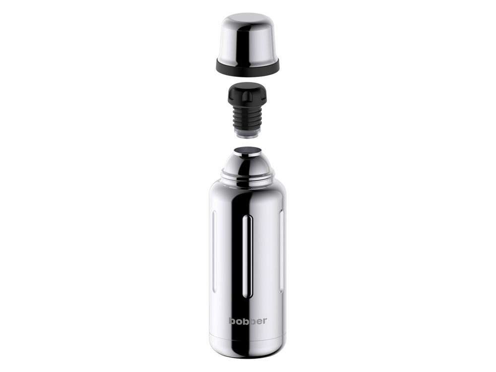 Термос для напитков, вакуумный, бытовой, тм "bobber". Объем 1 литр. Артикул Flask-1000 Glossy-2