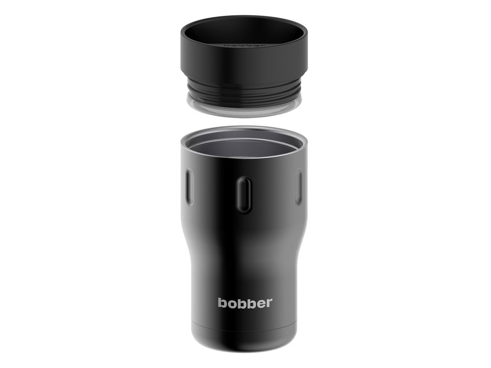 Термос питьевой, вакуумный, бытовой, тм "bobber". Объем 0,35 литра. Артикул Tumbler-350 Black Coffee-2