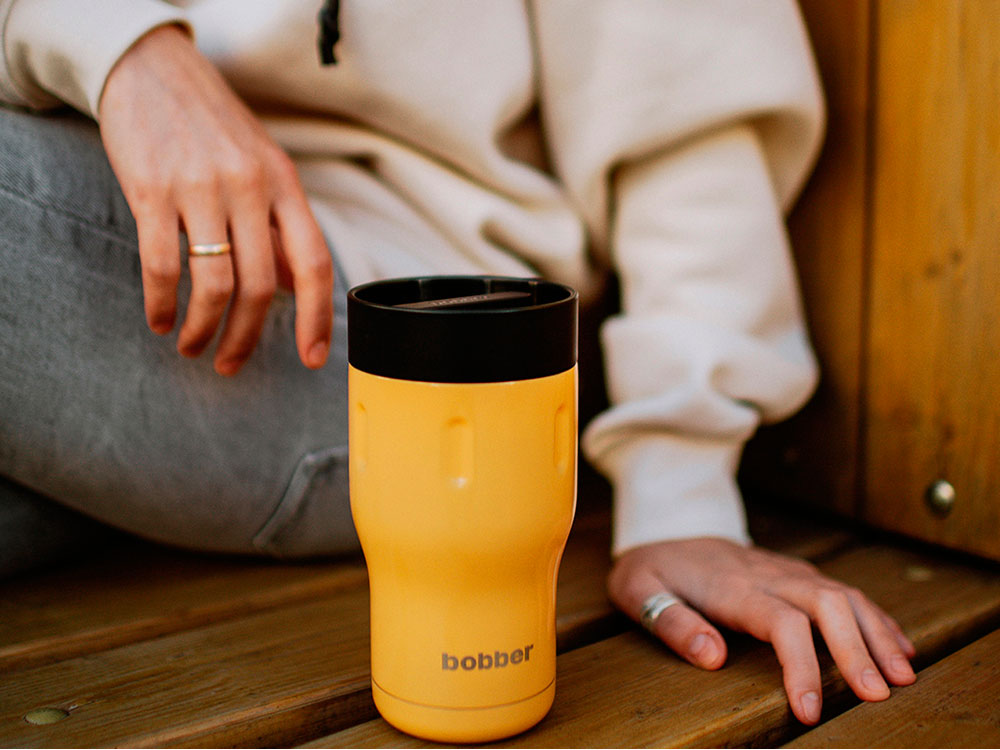 Термос питьевой, вакуумный, бытовой, тм "bobber". Объем 0,35 литра. Артикул Tumbler-350 Ginger Tonic-7